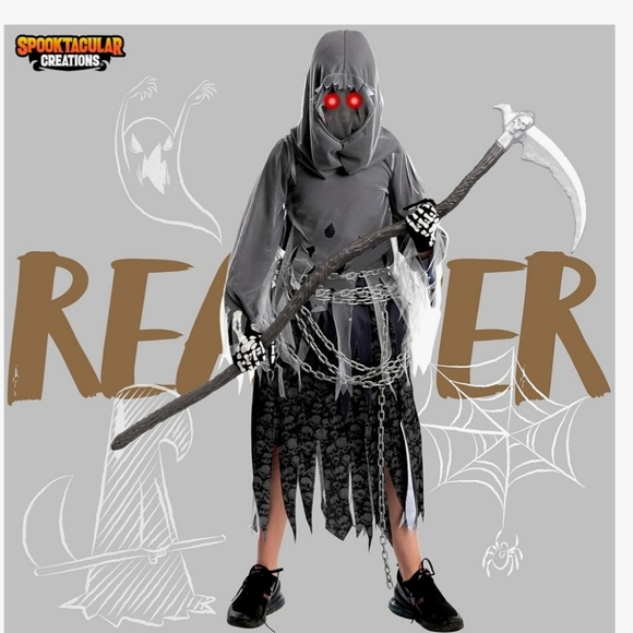 Youth XXL Reaper Halloween Costume - Picture 2 of 5